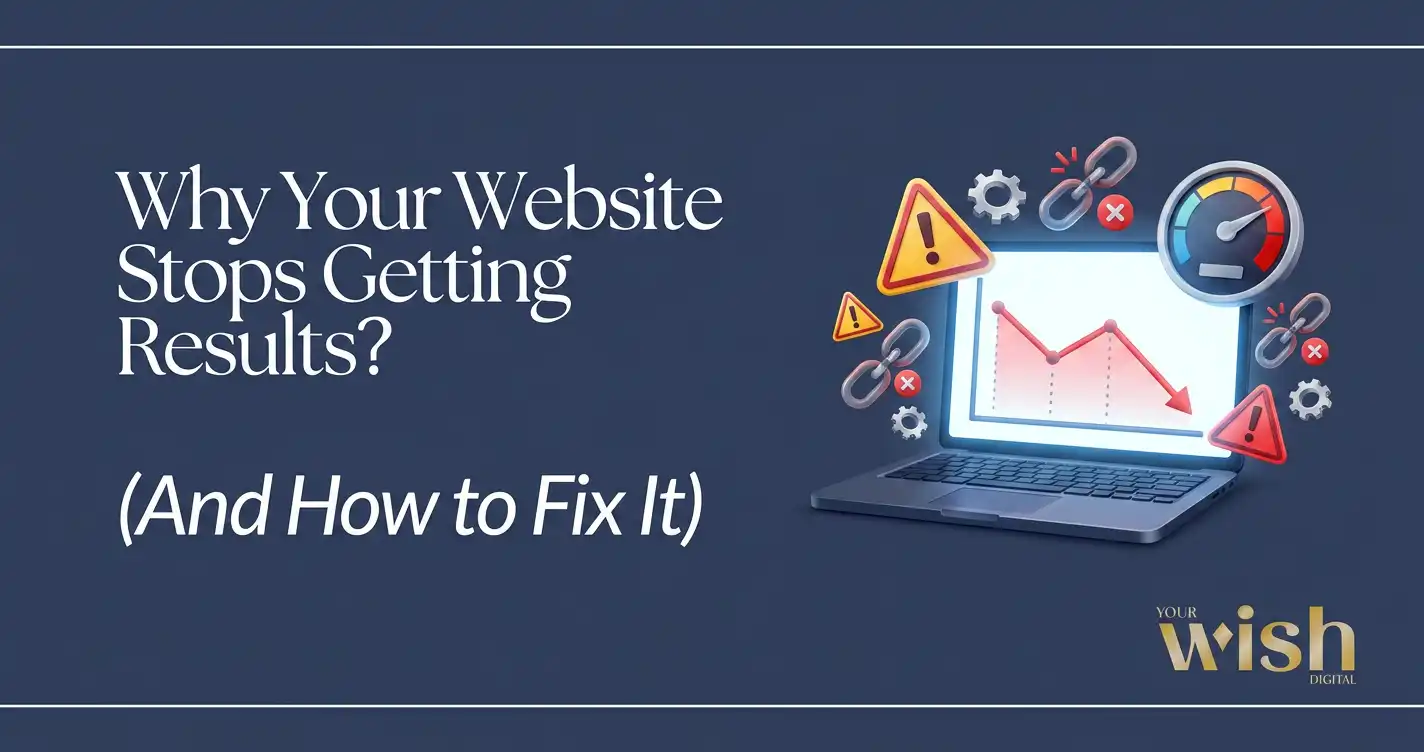Key reasons why Website Stops Getting Results