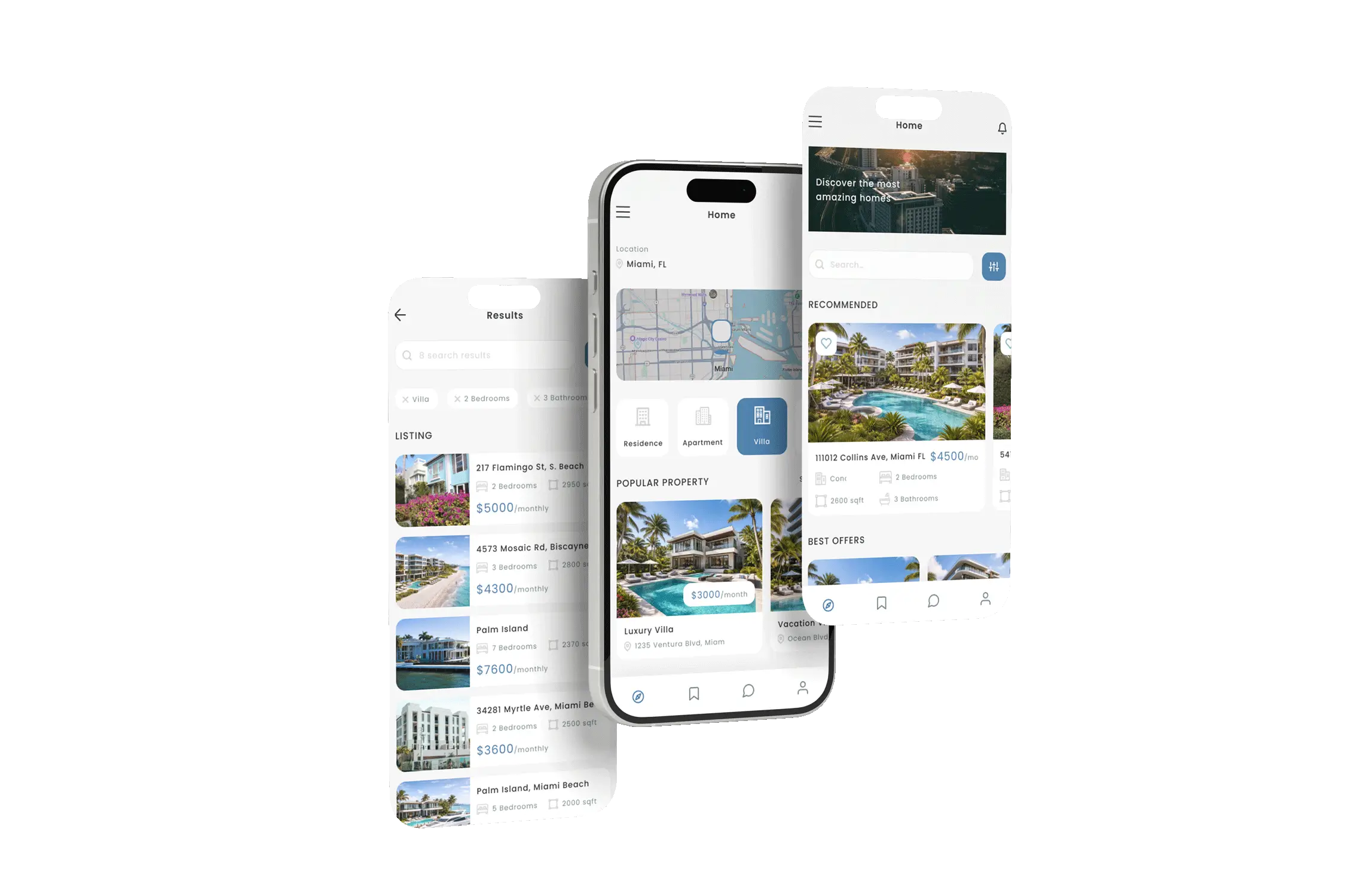 Vacation rental UX and UI app design by New Jersey website designers - Your wish digital